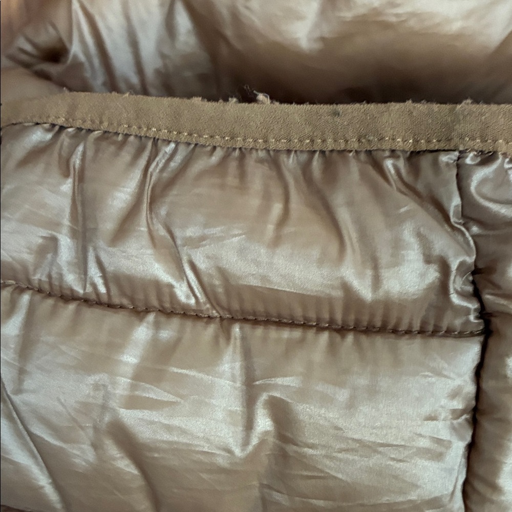 Calvin Klein Women's Tan Puffer Jacket - Picture 5 of 6